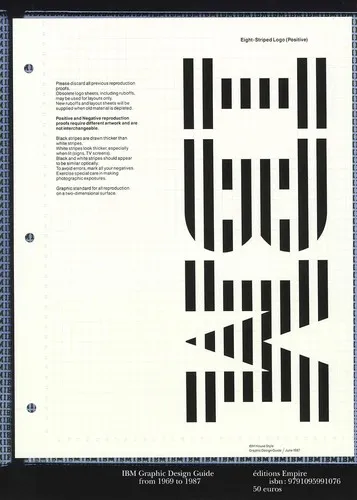 IBM: Graphic Design Guide from 1969 to 1987 book cover